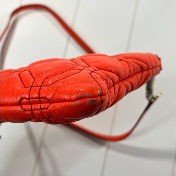 Kate Spade Quilted Cow Leather Coral Crossbody Bag - Picture 3 of 9